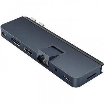 Hyper | HyperDrive Dual USB-C TB Compatible 7-in-2 Hub with universal USB-C ext Adaptor for MacBook Air/Pro 2016-2020 | Ethernet LAN (RJ-45) ports 1 | HDMI ports quantity 1