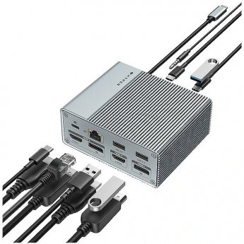 Hyper | HyperDrive GEN2 12-in-1 USB-C Docking Station | Ethernet LAN (RJ-45) ports 1 | HDMI ports quantity 2