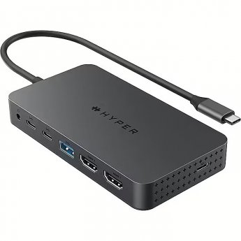 Hyper | HyperDrive Universal USB-C 7-in1 Dual HDMI Mobile Dock for M1/M2 MBAir/Pro | HDMI ports quantity 2