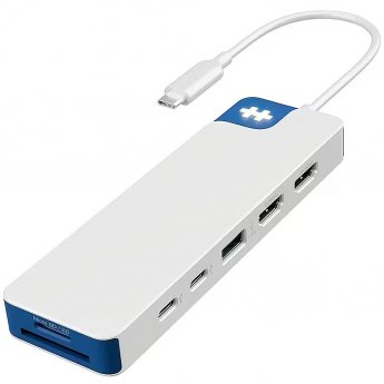 Hyper HyperDrive Flex 9 Port Dual 4K HDMI USB-C Hub, Blue |