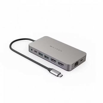HyperDrive Drive Dual HDMI 10-in1 Travel Dock für MacBook