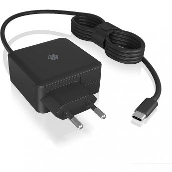 Icy Box IB-PS101-PD Universal Notebook Netzteil USB-C 65W 1,5m Kabel