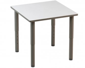 IDRA augstuma regulējams galds 80x60 cm (T2-T6) balts
