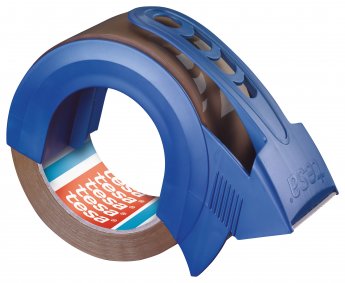Iepakošanas līmlente tesapack® Solid and Strong, PP, 66m x 50mm + turētājs