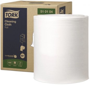 Industriālais papīrs TORK Premium 510 Big Roll W1, 1 sl., 1000 lapas rullī, 42.8 cm x 380 m, baltā krāsā