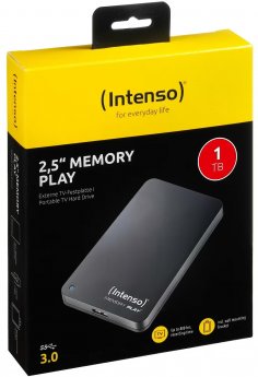 Intenso 1TB, Memory Play, Black