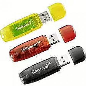 Intenso MEMORY DRIVE FLASH USB2 3X32GB/RAINBOW