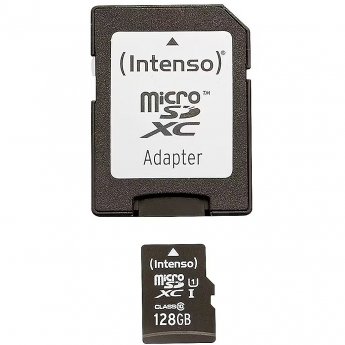 Intenso microSDXC, 128GB, Class 10, UHS-I +Adapter