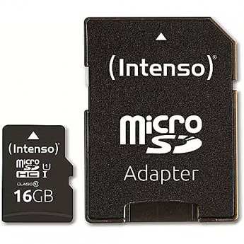 Intenso Performance, 16GB, microSDHC, UHS-I, Class 10 +Adapter