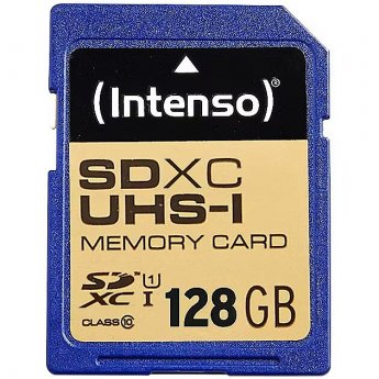 Intenso Premium, SDXC 128GB, U1, Class 10