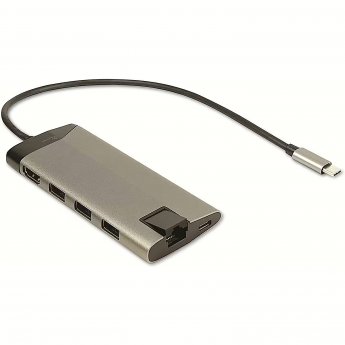 Inter-Tech GDC-802 Docking Station (USB, HDMI, RJ-45, Power Delivery)