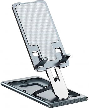 Inter-Tech mobile phone and tablet holder MTS-105 (titanium/gray, up to 12" and 750g)