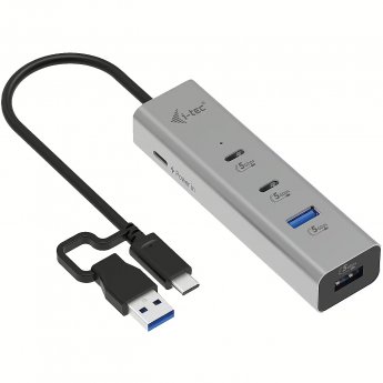 i-tec D I-TEC Universal Charging Metal HUB 2x USB-C 3.2 Gen.1 + 2x USB-A 3.2 Gen.1 1x USB-C PD 85W