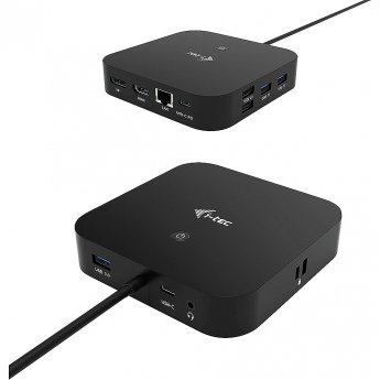 i-tec USB-C Dual Display Docking Station, PD 100W