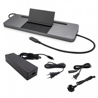 i-tec USB-C Metal 4K 3xDisplay DS 1xHDMI1xVGA1xDP 1xSD+1xmicroSD CR 1xGLAN 1x3.5mmAudio 2xUSB 3.0 2xUSB 2.0 1xUSB-C PD+ Charger 100W