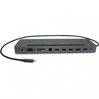 i-tec USB-C Metal Ergonomic 4K 3x Display Docking Station + Power Delivery 85 W