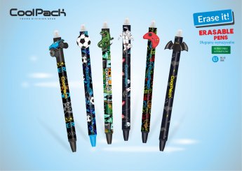 Izdzēšama pildspalva COLORINO Boys Design 0,5mm, zils