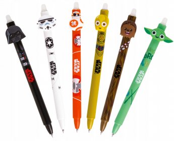 Izdzēšama pildspalva COLORINO Disney Star Wars 0,5mm, zila