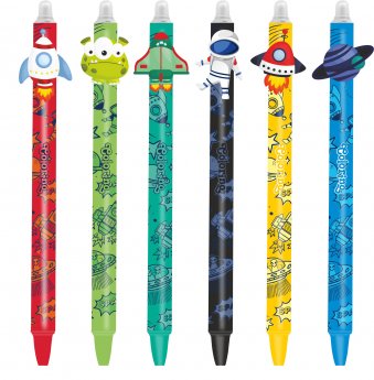 Izdzēšama pildspalva COLORINO Space Life 0,5mm, zila