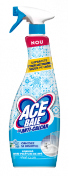 Izsmidzināms vannas istabas tīrīšanas līdzeklis ACE, 650ml
