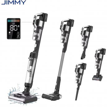 Jimmy Vacuum cleaner and washer | PW11 Pro Max-B | Cordless operating | Washing function | 460 W | 21.6 V | Operating time (max) 40-80 min | Black/Silver