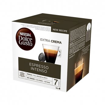Kafijas kapsulas NESCAFE Dolce Gusto kafija Espresso Intenso, 16 gab./112g