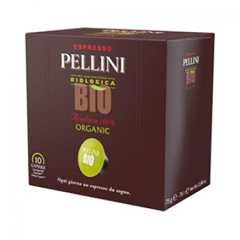 Kafijas kapsulas PELLINI BIO, 10 gab. x 7,5g (Dolce Gusto)