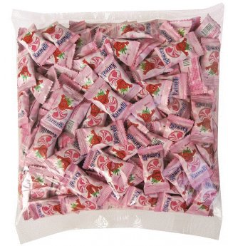 Karameles JEDNOSC ar zemeņu un krējuma garšu, 1kg