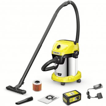 Karcher WD 3-18 S battery set 18V, Yellow/Silver