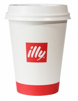 Kartona krūzītes illy 12oz, 50 gb (bez vāciņiem)