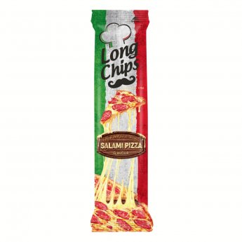 Kartupeļu plāksnes LONGCHIPS ar salami picas garšu, 75g