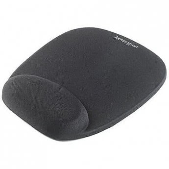 Kensington Foam Mousepad with Integral Wrist Rest, Black