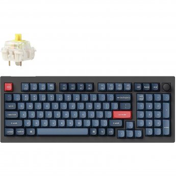 Keychron Keychron V5 Max RGB - US Layout - Hot-Swappable Gateron Jupiter Banana Wireless Keyboard