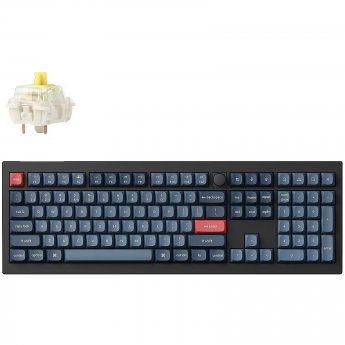 Keychron Keychron V6 Max RGB - US Layout - Hot-Swappable Gateron Jupiter Brown Wireless Keyboard