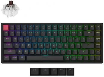 Keychron Klawiatura gamingowa Keychron K2 V3 Keychron Super Brown bezprzewodowa mechaniczna podświetlana czarna