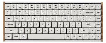 Keychron Klawiatura gamingowa Keychron K3U-Q1Z 75% Milk POM Red Switch 8K
