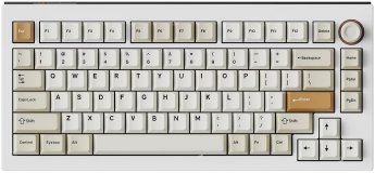 Keychron Klawiatura gamingowa Keychron L5W Lemokey Ultra-fast Lime Magnetic Switch przewodowa magnetyczno-mechaniczna podświetlana biała