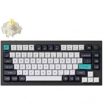 Keychron Q1M-M4 WRL Q1 MAX RGB, CARBON BLACK