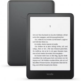 Kindle Amazon Kindle Paperwhite Signature Edition e-book reader Touchscreen 32 GB Wi-Fi Black, Metallic