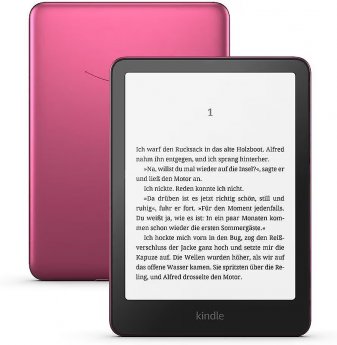 Kindle Amazon Kindle Paperwhite Signature Edition e-book reader Touchscreen 32 GB Wi-Fi Black, Rose