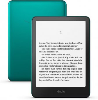 Kindle Amazon Kindle Paperwhite Signature Edition e-book reader Touchscreen 32 GB Wi-Fi Green, Metallic