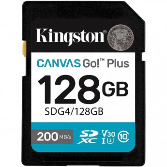 Kingston Canvas Go, 128GB SDXC