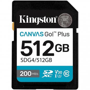 Kingston Canvas Go, 512GB SDXC