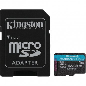 Kingston Canvas Go Plus Gen4, 1TB microSDXC +Adapter