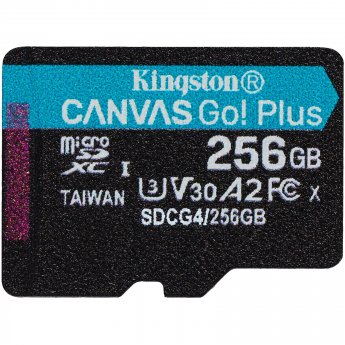 Kingston Canvas Go Plus Gen4, 256GB microSDXC