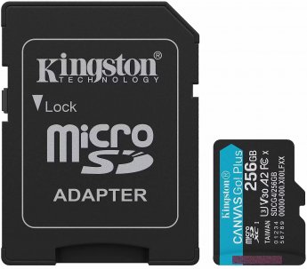 Kingston Canvas Go Plus Gen4, 256GB microSDXC +Adapter, Openbox