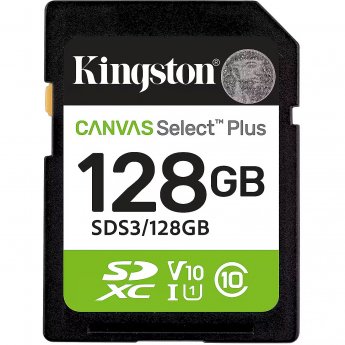 Kingston Canvas Select Plus, 128GB, SDXC