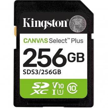 Kingston Canvas Select Plus, 256GB, SDXC