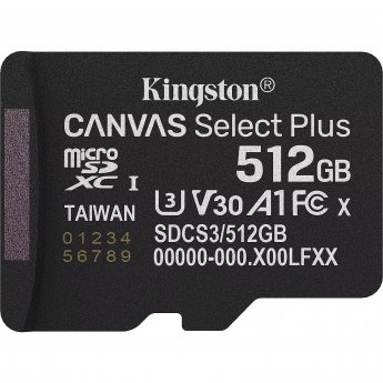 Kingston Canvas Select Plus, 512GB microSDXC