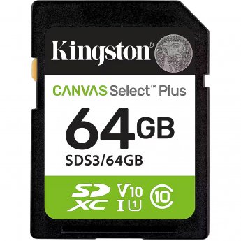 Kingston Canvas Select Plus, 64GB, SDXC
